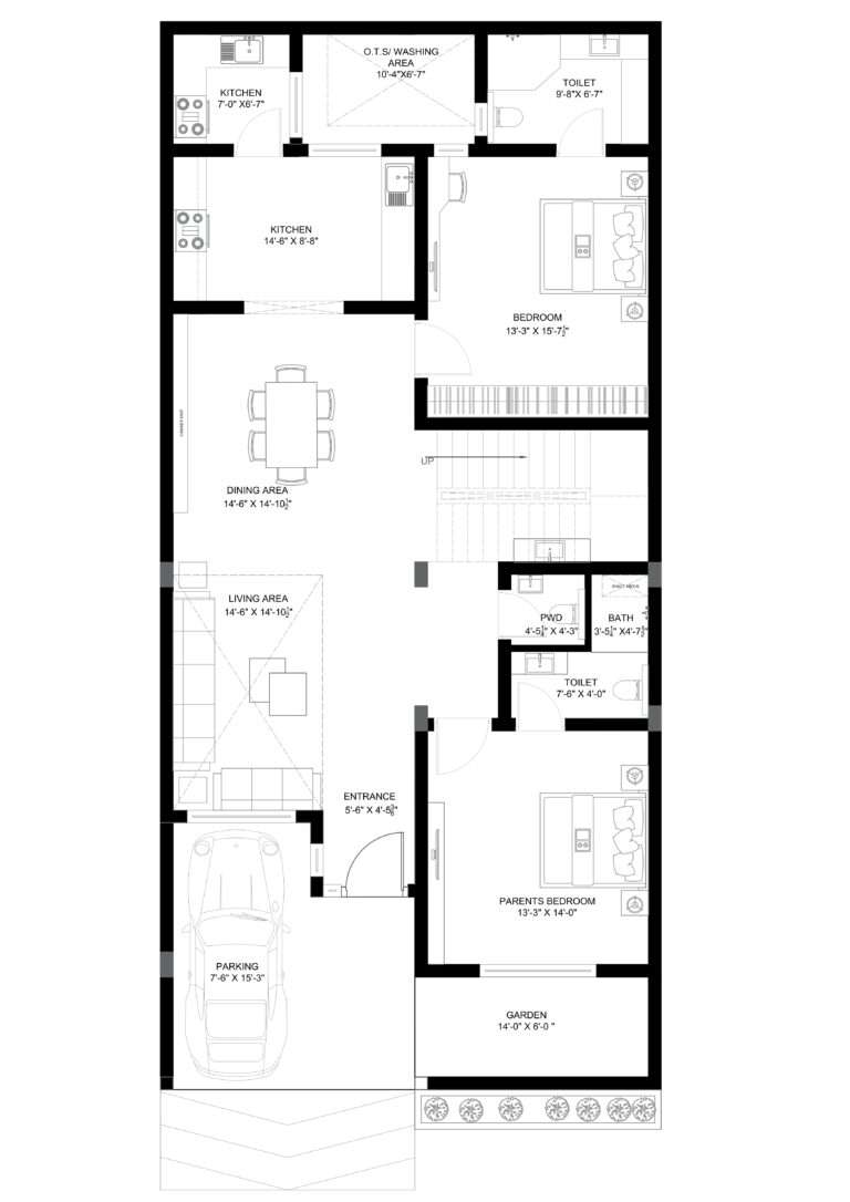 Single Floor House design